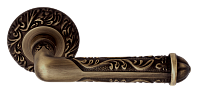 Дверная ручка Vilardi мод. Марта (матовая бронза)