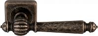 Дверная ручка Melodia мод. Mirella 235Z1 на розетке 50Z1 (античное серебро)